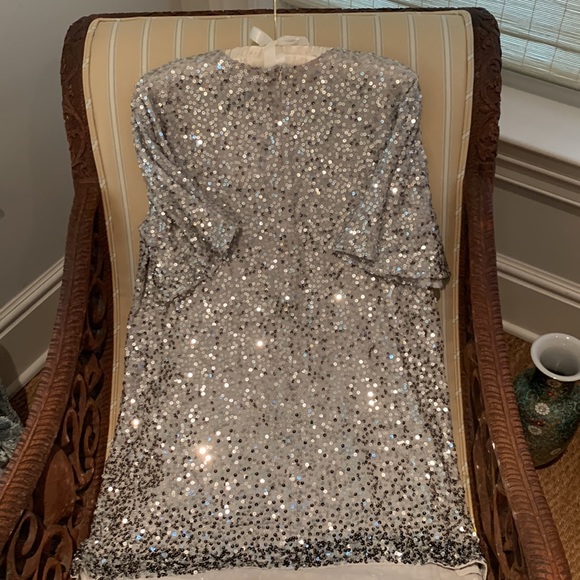 JENS PIRATE BOOTY FOR FREE PEOPLE DARK WATERS SEQUIN EMBELLISHED MINI DRESS M - Picture 12 of 15